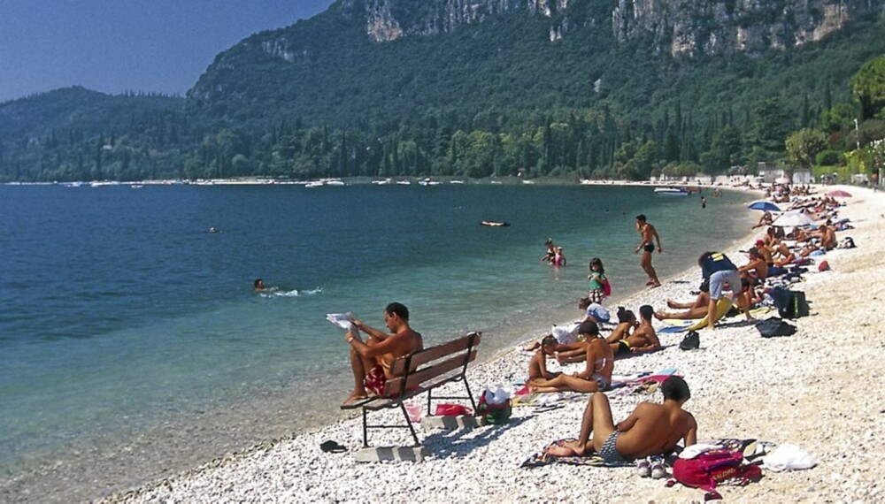 POPULÆRT: Gardasjøen er et populært reisemål, også for langveisfarende med tog.