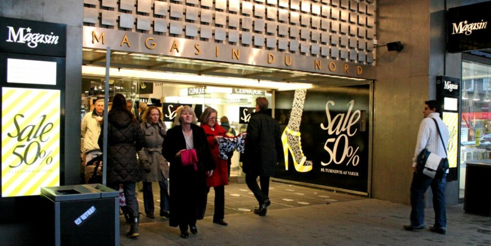 BILLIG: Du shopper ikke billigere i København enn nå. Butikkene bugner av gode tilbud og avslag med opptil 70 prosent.