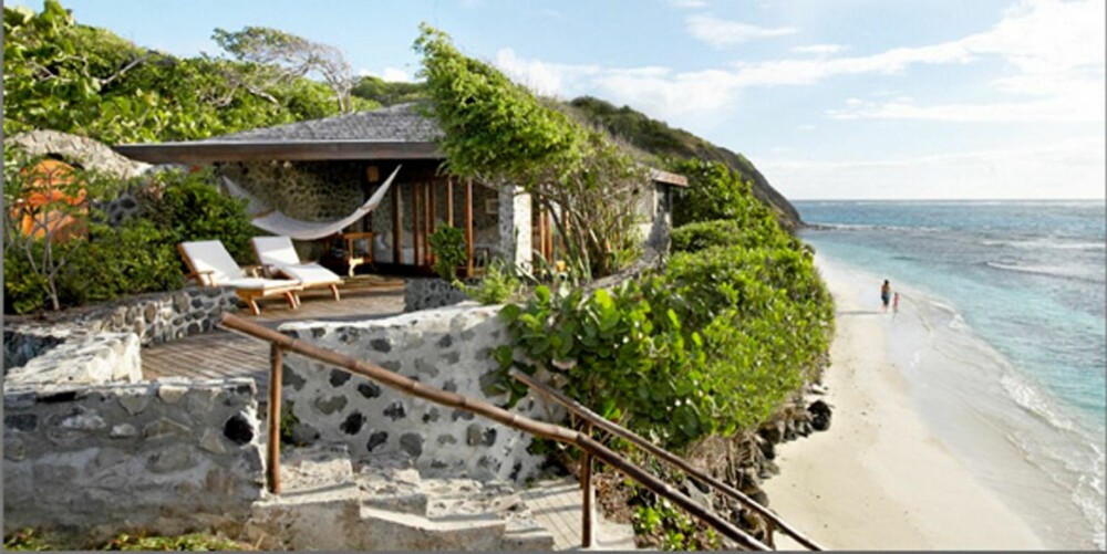 3.PLASS: Petit St. Vincent Resort på Grenadinene.