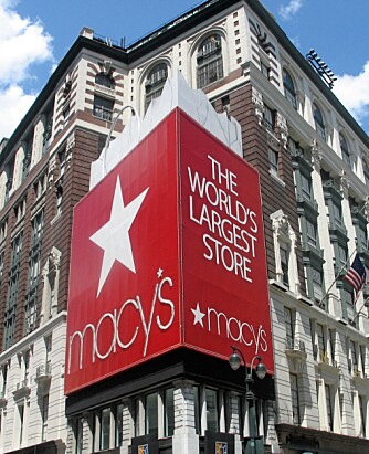MACY'S: På shopping i New York bør du legge turen innom kjøpesenteret Macy's.