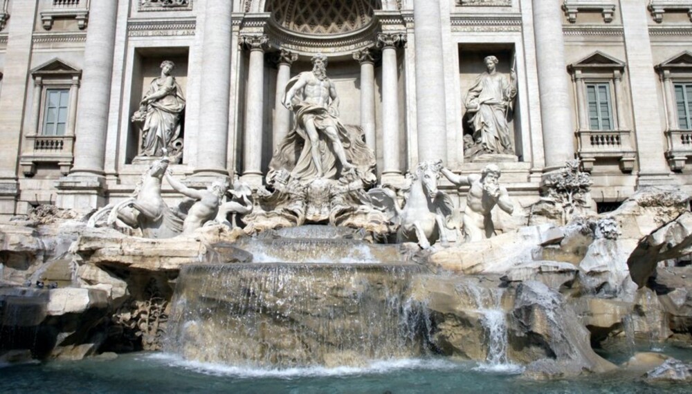 KLASSISK: Trevi-fontenen i Roma