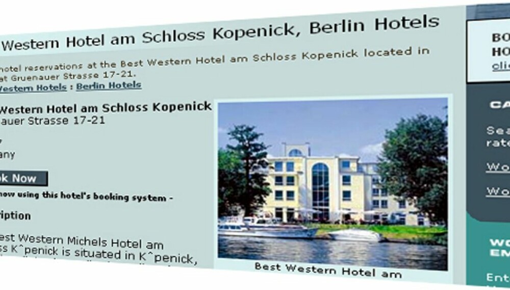 HACKET LIKEVEL: Best Western Hotel am Schloss Kopenick, i Berlin ble utsatt for et hackerangrep.