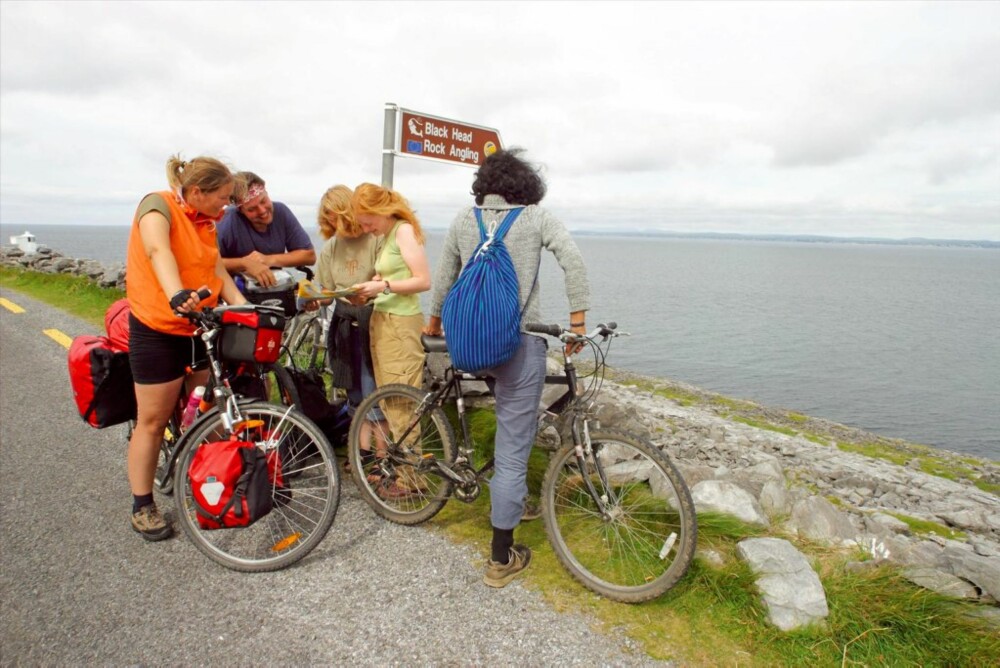 TRÅKK PÅ: Du kan leie sykler over hele den irske øya.