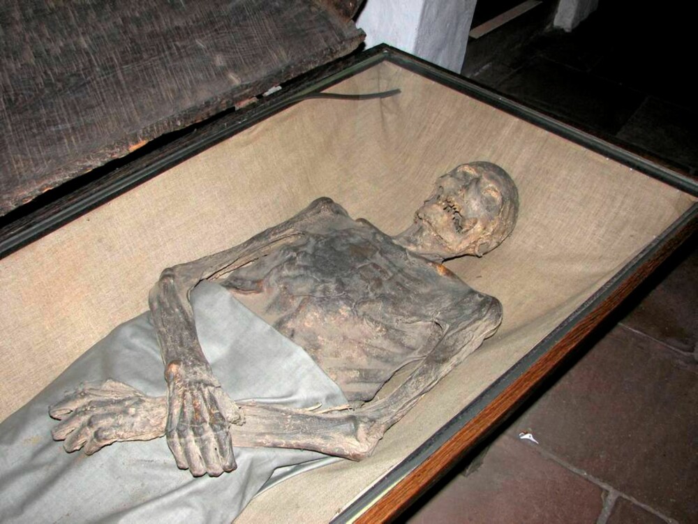 GODT BEVART: I kjelleren i St. Petridomen hviler mumiene.