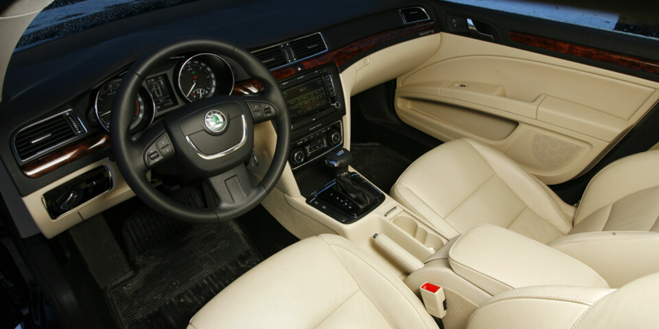 GODT UTSTYRT: Toppmodellen er meget godt utstyrt, og jaggu ser det ganske bra ut også.