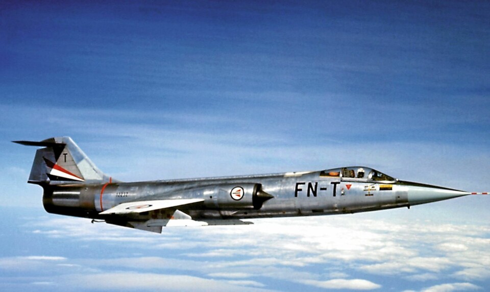 RAKETT MED VINGER: Starfighteren er et av verdens raskeste fly noensinne. Under testflyginger var hastigheten oppe i godt over to ganger lydens hastighet.