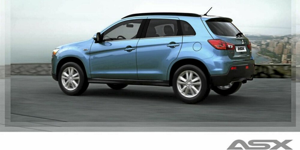 FORD KUGA? Nei, dette er Mitsubishis kommende mini-SUV ASX. FORD KUGA? Nei, dette er Mitsubishis kommende mini-SUV ASX.