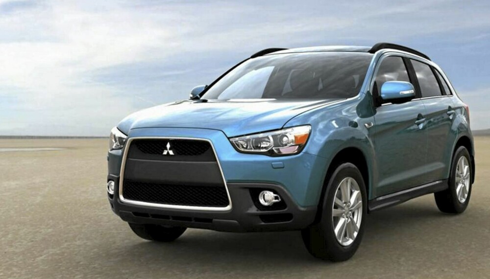 UNDERBITT? Mitsubishis nye grill skal virke aggressiv. Imaget derimot skal fremme miljøet og en renere atmosfære. Derav fargen? UNDERBITT? Mitsubishis nye grill skal virke aggressiv. Imaget derimot skal fremme miljøet og en renere atmosfære. Derav fargen?
