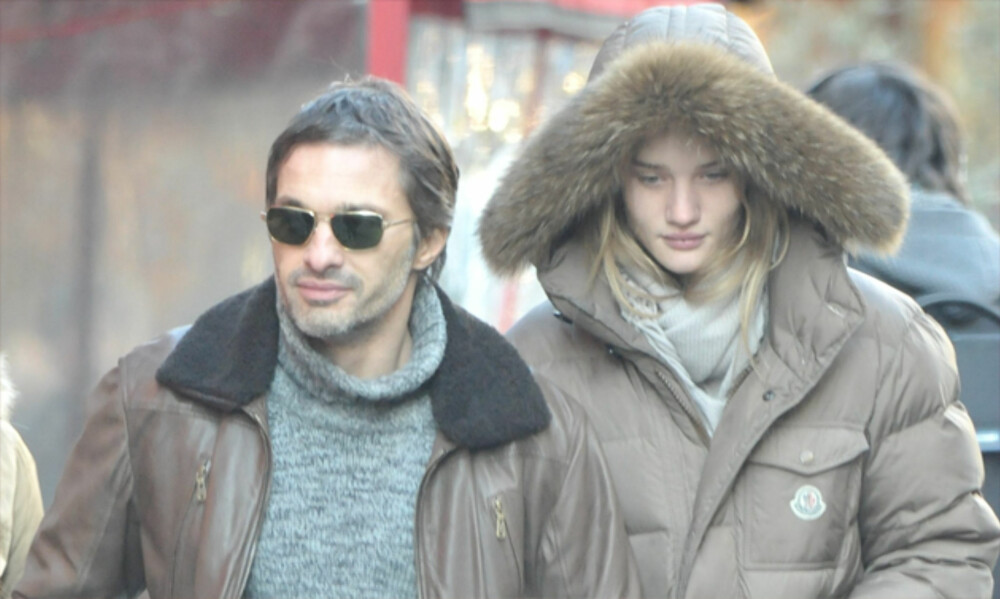 Olivier Martinez og Rosie Huntington-Whiteley hutret sammen i kjærlighetsbyen Paris.