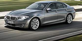 PÅ VEI: BMWs nye 5-serie kommer til Norge i mars, og forventningene er høye.