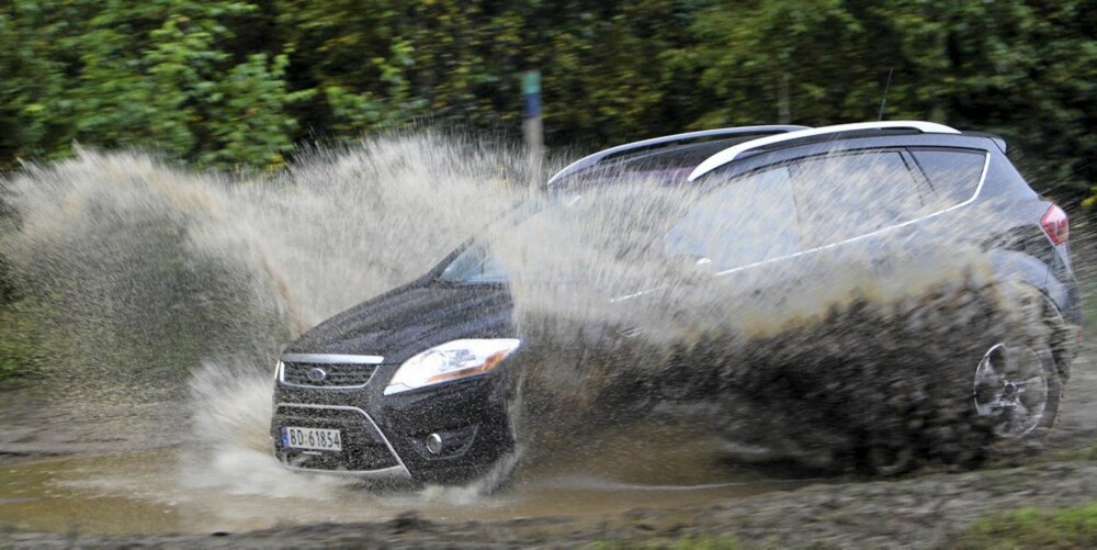 FORD KUGA: Best på veien, en liten racer.