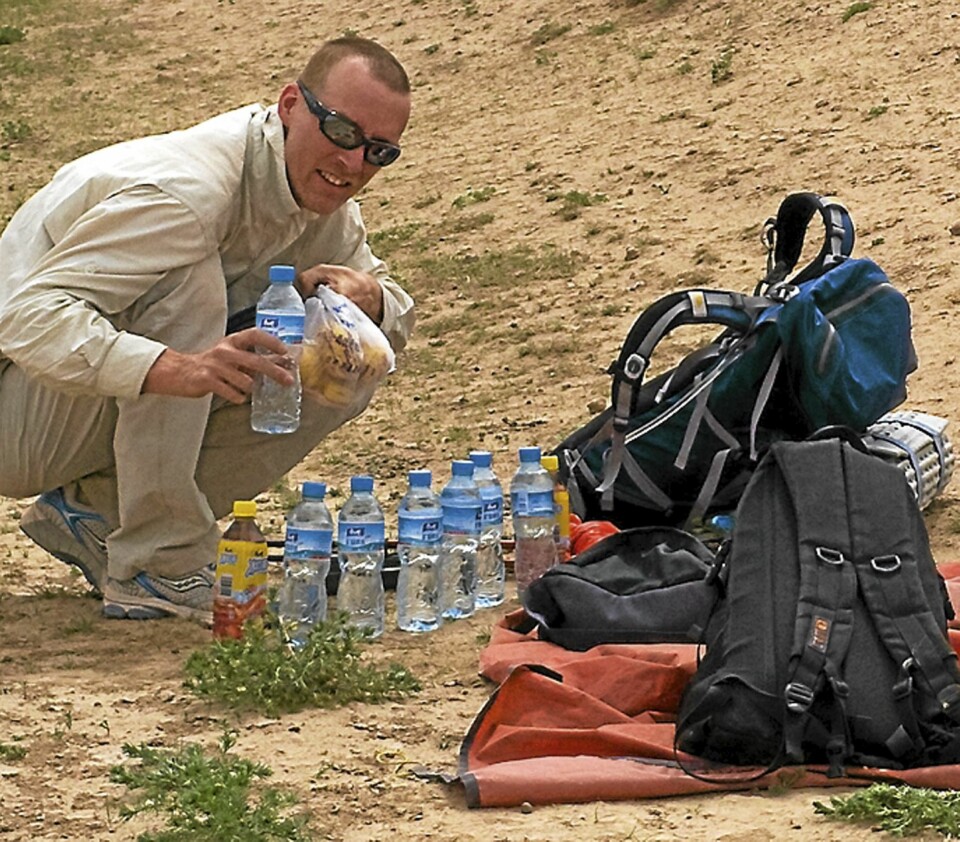 VANN: Vann er viktig og må tas med - kapasiteten er 10 liter.