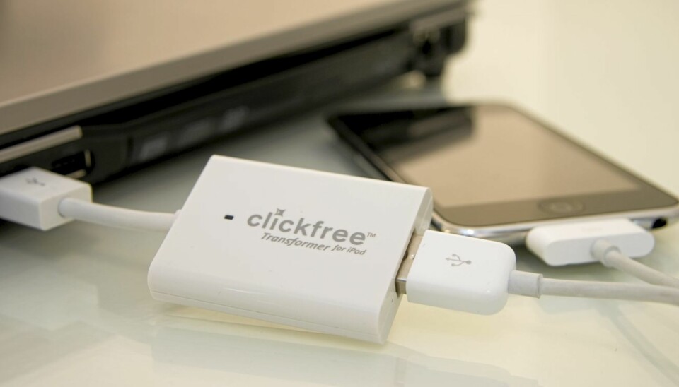 ENKELT: Denne dingsen tar backup av PC-en og lagrer innholdet på din iPod/iPhone. Det kan være en enkel metode for alle som ellers ikke er så flinke med å ta backup av PC-en