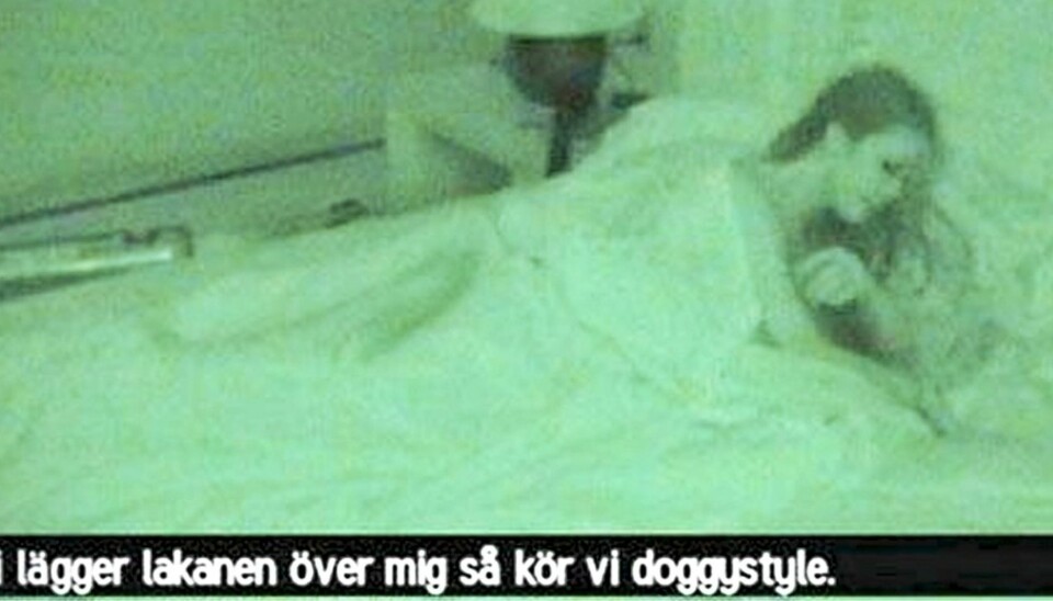 John Lannefors og Jackie Ferm hadde sex allerede første kvelden på svenske Paradise Hotel.