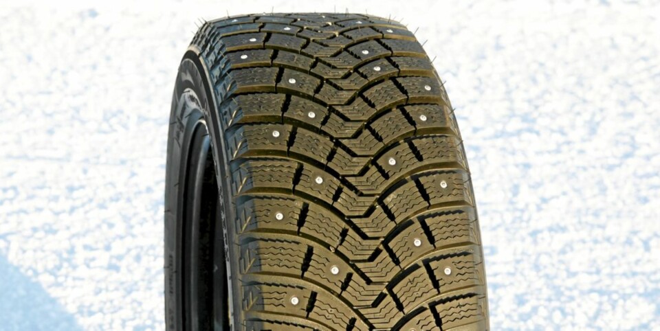 FRANSK VINTERFRYD: Michelin X-Ice North vinner Motors dekktest sammen med Nokians piggdekk.