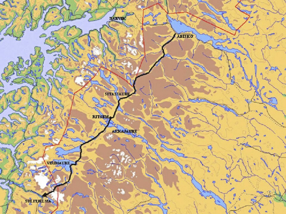 LØYPA: En skikkelig langtur!