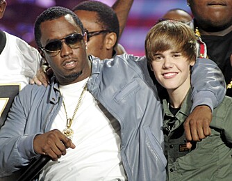 SAMMEN MED STJERNENE: Justin har opptrådt sammen med Usher, Ludacris, Taylor Swift - og råskinnrapperen Diddy (bildet).