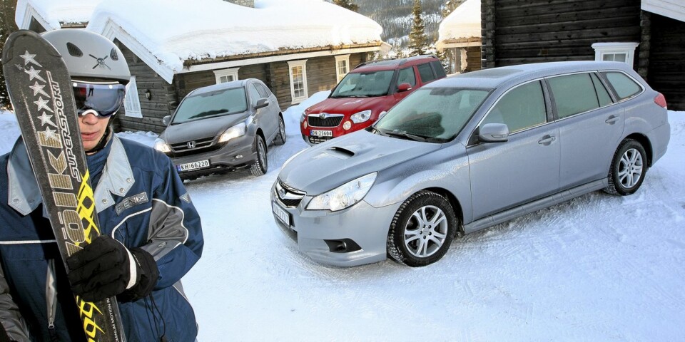 Tre knallgode firehjulstrekkere