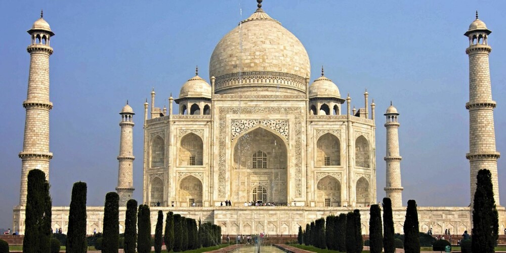 TAJ MAHAL: Det største enkeltstående turistsymbolet i India.
