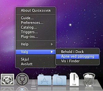 SKINS: Du kan velge utseende på Quicksilver, hvis du ikke liker det standard lilla. Vi bruker Primer, som du bytter til under «Preferences -> Appearance -> Command Interface».