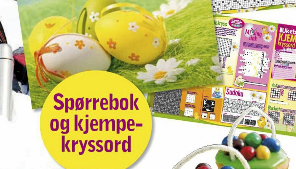 Løsninger fra Kjempekryssordet
