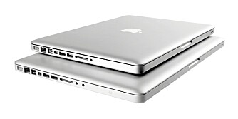 FLERE: Hvis du synes at prisen blir litt høy, har Apple flere modeller av MacBook Pro 13 og 15. De lavest prisede Pro 13 og Pro 15 koster henholdsvis 9.990 kr og 14.990 kr.