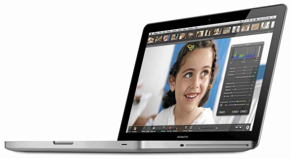 13 TOMMER: Apple MacBook Pro 13 har en 13 tommer stor skjerm og koster 12.490 kroner.