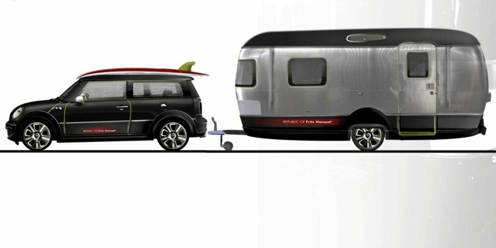 PENEST? For dem som vektlegger stil mer en funksjon - det funker med en Mini Clubman også. Foto: Produsenten PENEST? For dem som vektlegger stil mer en funksjon - det funker med en Mini Clubman også. Foto: Produsenten