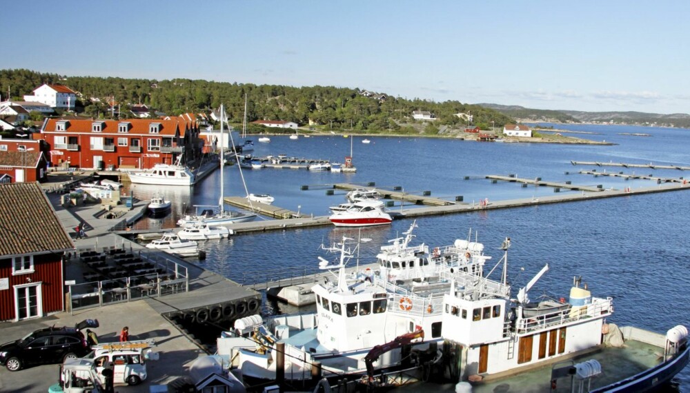 Ytterst på Hvaler frister Skjærhalden med en flott gjestehavn.