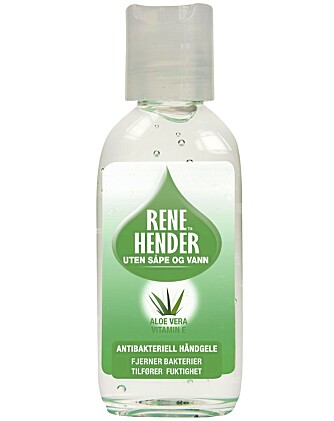 RENE HENDER: Antibakteriell Håndgelé med aloe vera (kr 27).