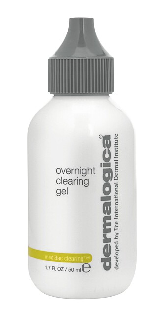 FJERNER KVISER: Dermalogica Overnight Clearing Gel (kr 495). FJERNER KVISER: Dermalogica Overnight Clearing Gel (kr 495).