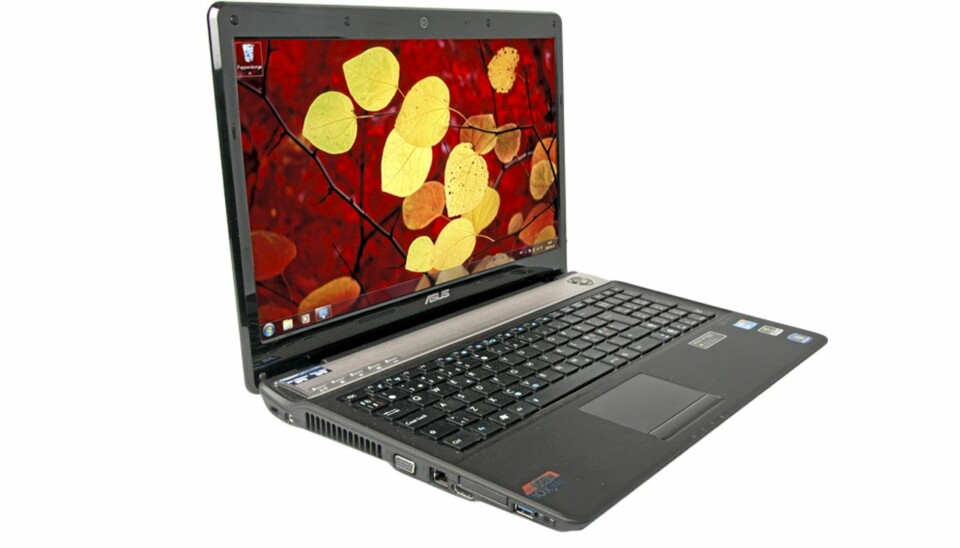 OPTIMUS: Asus N61JV er utstyrt med Optimus-teknologien fra Nvidia. Denne teknologien bytter sømløst mellom det eksterne og interne grafikkortet.