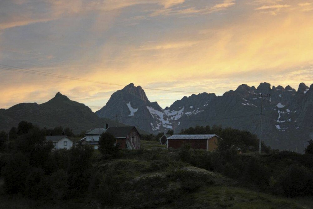 LOFOTEN: Ingvild nøt den norske naturen i sommer.