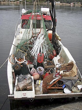 Det er søppel nok til alle av Skjærgårdstjenestens båter. Strendene våre ville ha vært forsøplede uten dem.