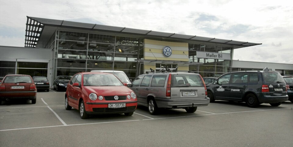 DYRE: Møller Bil på Ryen ville ha nesten 24 000 kroner for å fikse Golfen.