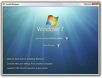 WINDOWS: Enten du skal ha Windows eller et annet operativsystem er det nå bare å sette i gang.