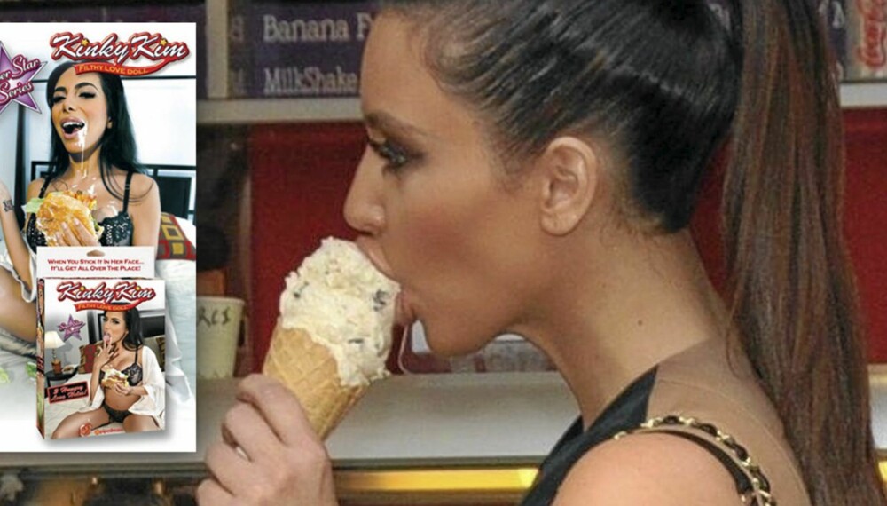 SETT PÅ MAKEN?: Kim Kardashian elsker Ben& Jerry-is, men hater at noen forsøker å tjene penger på hennes bekostning.