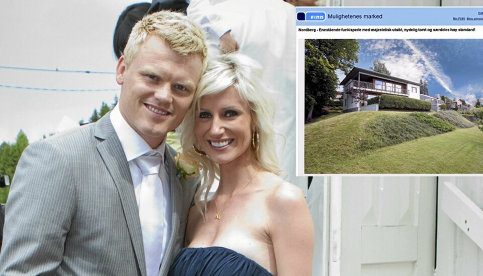 PRAKTBOLIG: John Arne Riise, Maria Elvegård Riise og datteren Emma får et standsmessig hus å bo i når de besøker Norge.