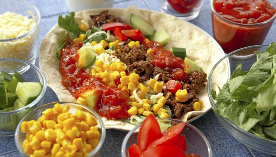 Taco til kveldskosen.