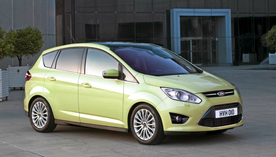 SNERTEN: C-Max er snerten, og ser ikke så spesiell ut som Grand C-Max. Den er en praktisk og rommelig femseter.