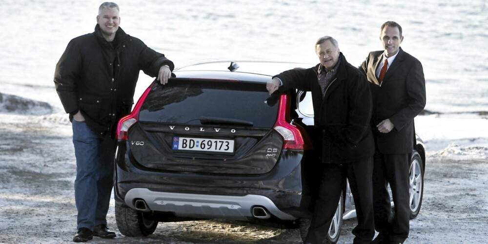 Fra venstre: Marketingsjef Steffen Bang, salg og informasjonsdirektør Tore Løvig og marketingsdirektør Marius Hayler i Volvo personbiler Norge A/S. Fra venstre: Marketingsjef Steffen Bang, salg og informasjonsdirektør Tore Løvig og marketingsdirektør Marius Hayler i Volvo personbiler Norge A/S.