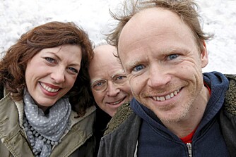 Den norske humor-juryen: Helen Vikstvedt, Trond Viggo Torgersen og Harald Eia.