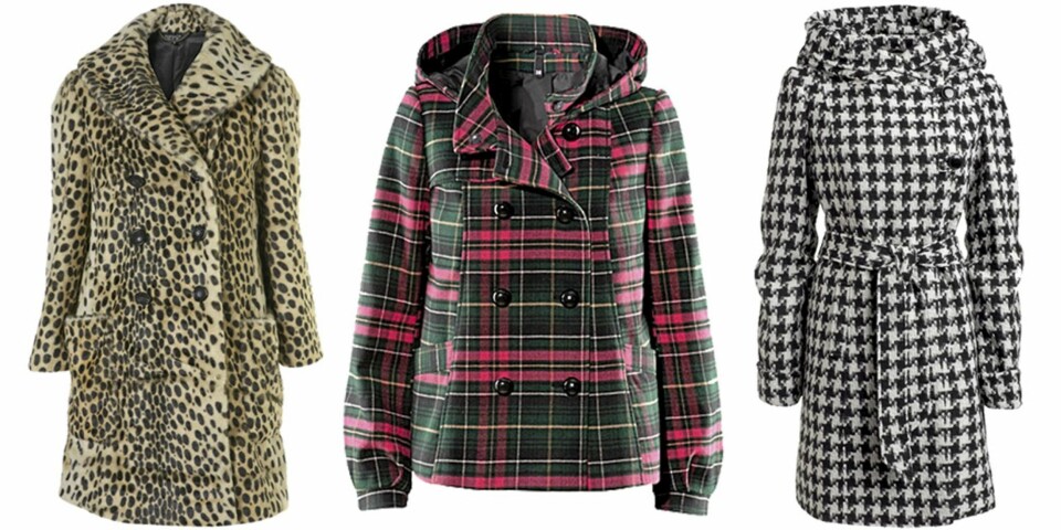 FRA VENSTRE: Topshop (kr 931), HogM (kr 399), Ellos (kr 899).