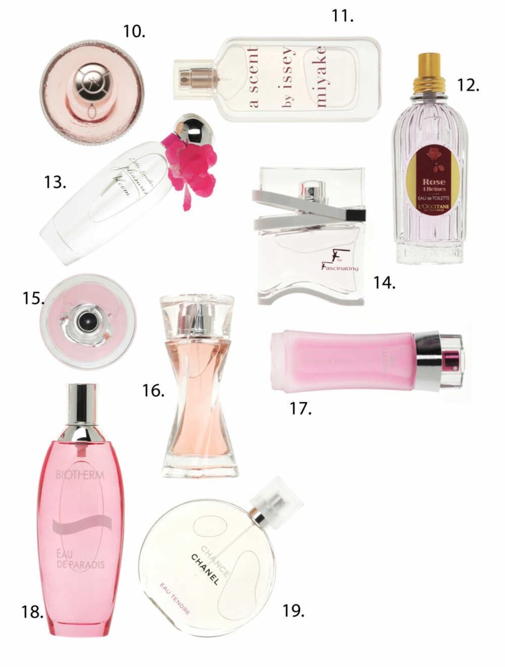 BLOMSTRENDE OG FRUKTIG: Flere parfymer som passer perfekt for dem som ønsker å dufte som en blomstereng.