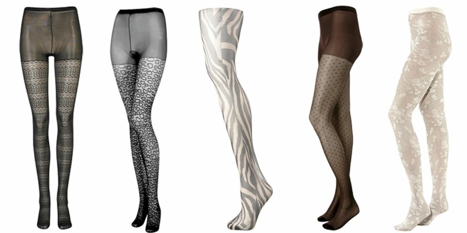 FRA VENSTRE: Bikbok (kr 79), Ellos (kr 99), Topshop (kr 79), Gina Tricot (kr 79), H&M (kr 29,50).