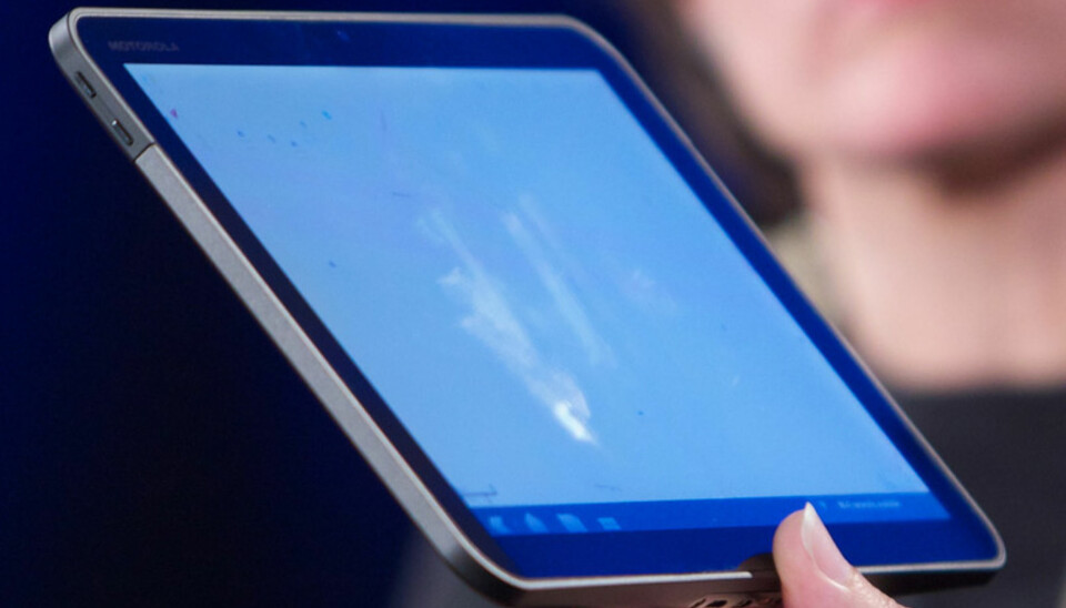 NY: Motorola kommer også med en pad. Den skal ifølge et nettsted komme i salg alt 14. februar. (FOTO: Faximile fra www.talkandroid.com)