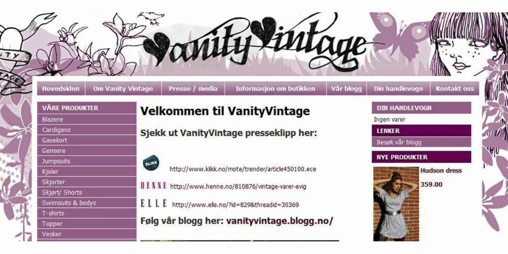 SKATTEKAMMER: Vanity Vintage er litt av et skattekammer. SKATTEKAMMER: Vanity Vintage er litt av et skattekammer.