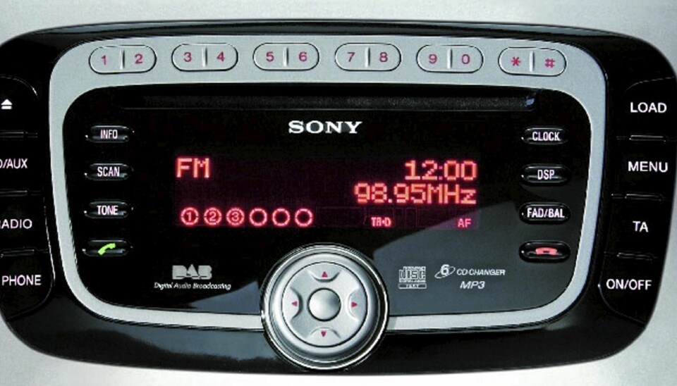 MANGE HAR: Det finnes allerede mange biler som har DAB-radio - enten som standard i nye biler, eller tilgjengelig mot ekstra penger.
