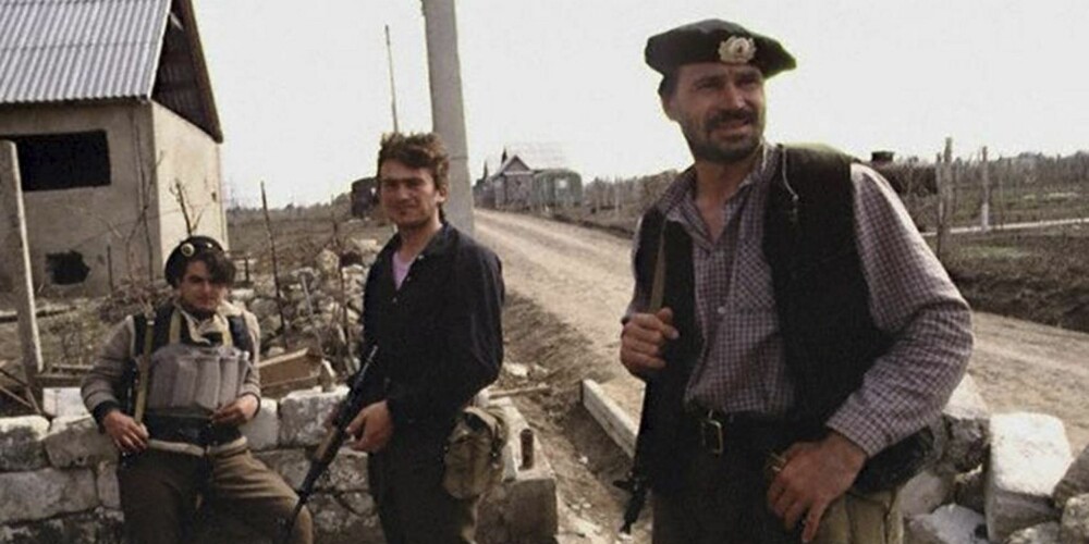 Transnistrianske soldater under borgerkrigen