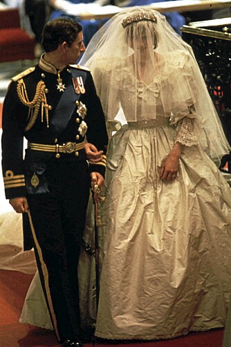 EVENTYRBRYLLUP: Ingenting ble spart på da brudgommens foreldre, Charles og Diana, prinsen og prinsessen av Wales, giftet seg i  St. Paul's Cathedral i 1981.